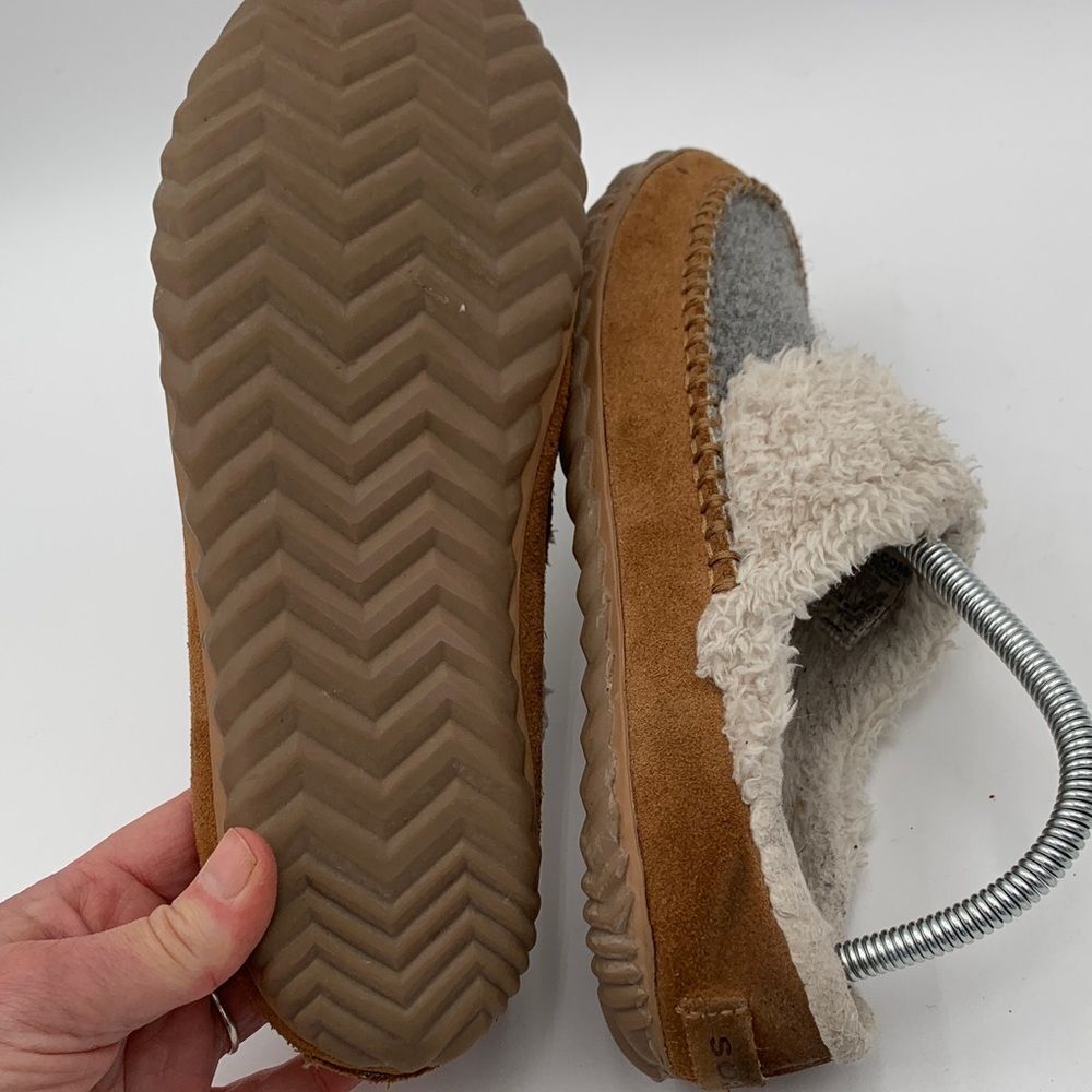 Sorel Out N About Cozy Slippers Brown Gray Womans Size 9.5 - Picture 9 of 10
